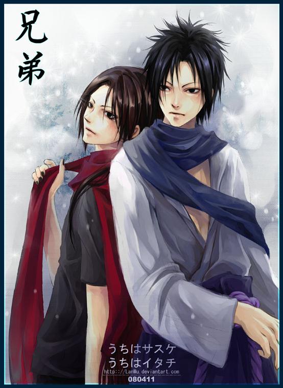 Blue and Red Sasuke and Itachi